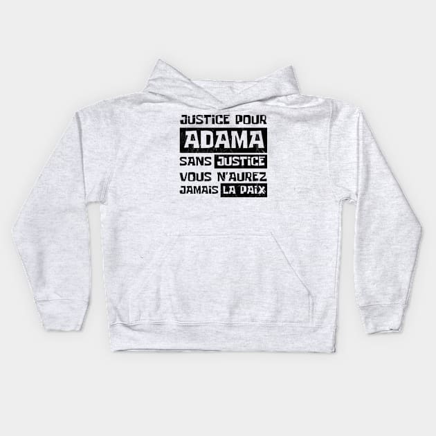 Justice Pour ADAMA Kids Hoodie by CF.LAB.DESIGN